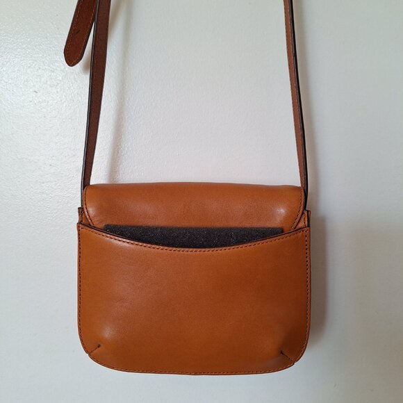 New Ralph Lauren Leather crossbody bag - Color Camel - Picture 2 of 4